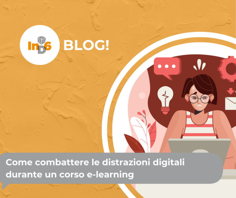 Copertina per l'articolo "Come combattere le distrazioni digitali durante un corso e-learning"